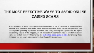 The-Most-Effective-Ways-to-Avoid-Online-Casino-Scams