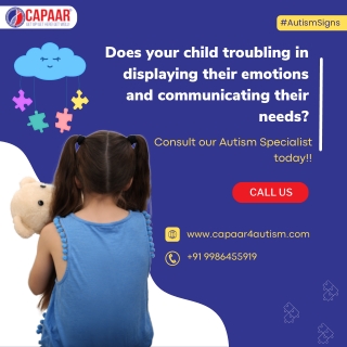 Does your child troubling in communicating their needs | CAPAAR