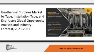 Global Geothermal Turbines market pdf