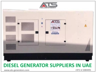 DIESEL GENERATOR SUPPLIERS IN UAE.