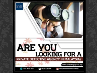 Private Detective in Malaysia