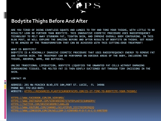 Bodytite Thighs Before And After