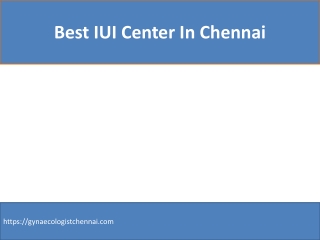 best IUI center in Chennai