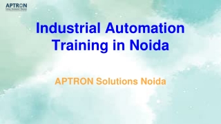 Industrial Automation Training in Noida