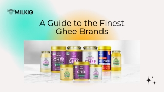 Ghee brands