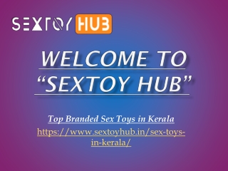 Top Branded Sex Toys in Kerala