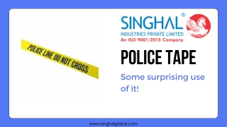 some surpurising uses of police tape