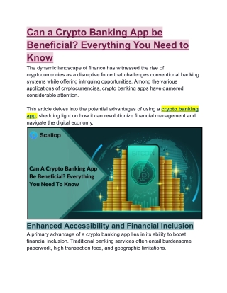 Can a Crypto Banking App be Beneficial_ Everything You Need to Know
