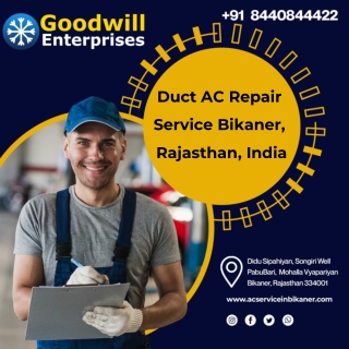 Duct AC Repair Service Bikaner, Rajasthan, India