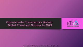 Osteoarthritis Therapeutics Market - Global Trend and Outlook to 2029