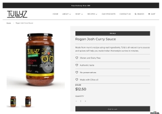 Buy Authentic Rogan Josh Curry Sauce Online in Australia