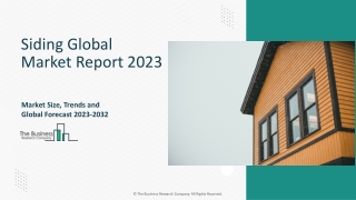 Siding Market Research 2023-2032 – Outlook, Overview And Competitor Analysis