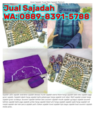 088ᑫ.8౩ᑫ1.5ᜪ88 (WA) Sajadah Busa Tebal 5 Cm Harga Sajadah Busa