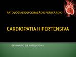 Cardiopatia + Hipertensiva