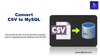 Convert CSV to MySQL