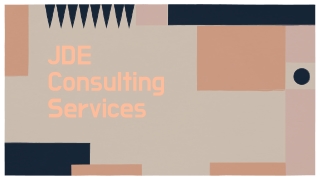 JDE Consulting Services