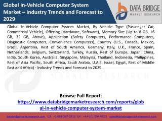 Global In-Vehicle Computer System Market