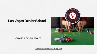 Las Vegas Dealer School - Vegas Gaming Academy