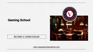 Gaming School - Vegas Gaming Academy