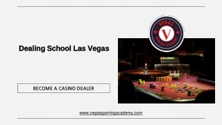 Dealing School Las Vegas - Vegas Gaming Academy