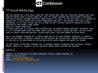 TT Social Media App
