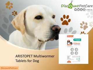 Aristopet Multiwormer Tablets Dog Cat for Dogs - Dual-Action Worming Tablets