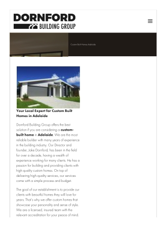 Custom Built Homes Adelaide