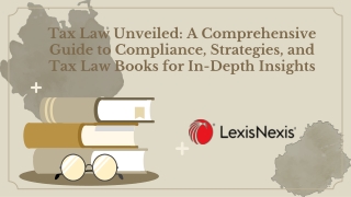 Mastering Tax Law: Navigating Compliance and Optimising Financial Strategies