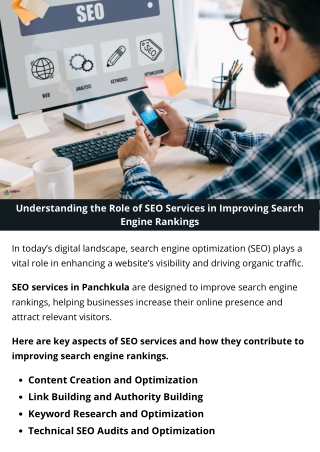 Understanding the Role of SEO Services in Improving Search Engine Rankings