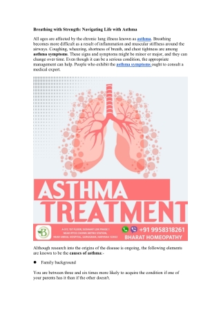 Breathing with Strength: Navigating Life with Asthma