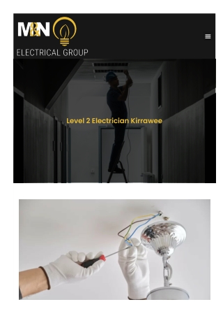 Level 2 Electrician Kirrawee