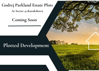 Godrej Parkland Estate Plots In Sector 41,Kurukshetra - Brochure