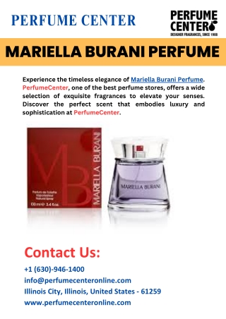 Mariella Burani Perfume