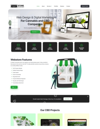 Cannabis Website Design