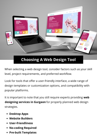 Choosing A Web Design Tool