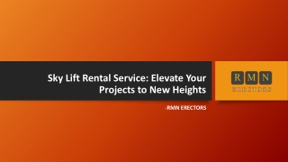 Sky Lift Rental Service