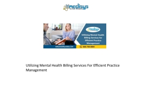 Utilizing Mental Health Billing Services For Efficient Practice Management