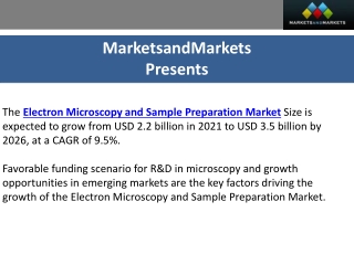 Electron Microscopy and Sample Preparation Market: A $3.5 Billion Opportunity