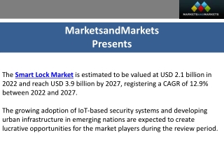 Smart Lock Market Set for Significant Growth, Expected to Reach $3.9 Billion