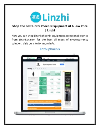 Shop The Best Linzhi Phoenix Equipment At A Low Price  Linzhi