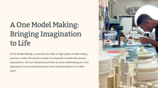 Top Engineering Model Maker in Mumbai - A One Model Making