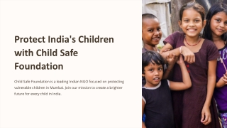 Top NGO in Mumbai - Child Safe Foundation: Protecting Children's Rights