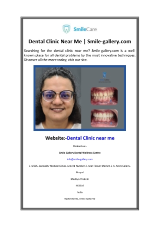 Dental Clinic Near Me  Smile-gallery.com