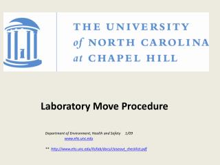 Laboratory Move Procedure