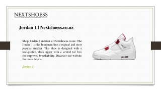 Jordan 1  Nextshoess.co.nz