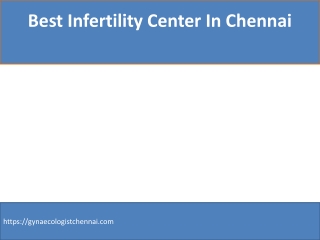 Best Infertility Center In Chennai