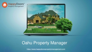Oahu Property Manager - www.happydoorspropertymanagement.com
