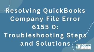Understanding QuickBooks Desktop Error 6155 and Its Causes