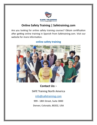 online safety training