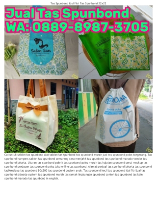 O88ᑫ•8ᑫ8ᜪ•ЗᜪO5 (WA) Produsen Tas Spunbond Tas Spunbond Laundry Bag